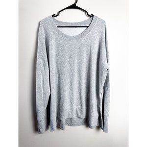 Athleta Gray Crew Neck Sweater